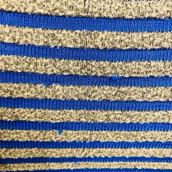 NEW ALEXANDER WANG $490 "Engineered" Stripe Tank Dress Small S Cobalt Blue Gray - Picture 3 of 9